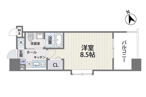 S-FORT福岡県庁前の物件間取画像